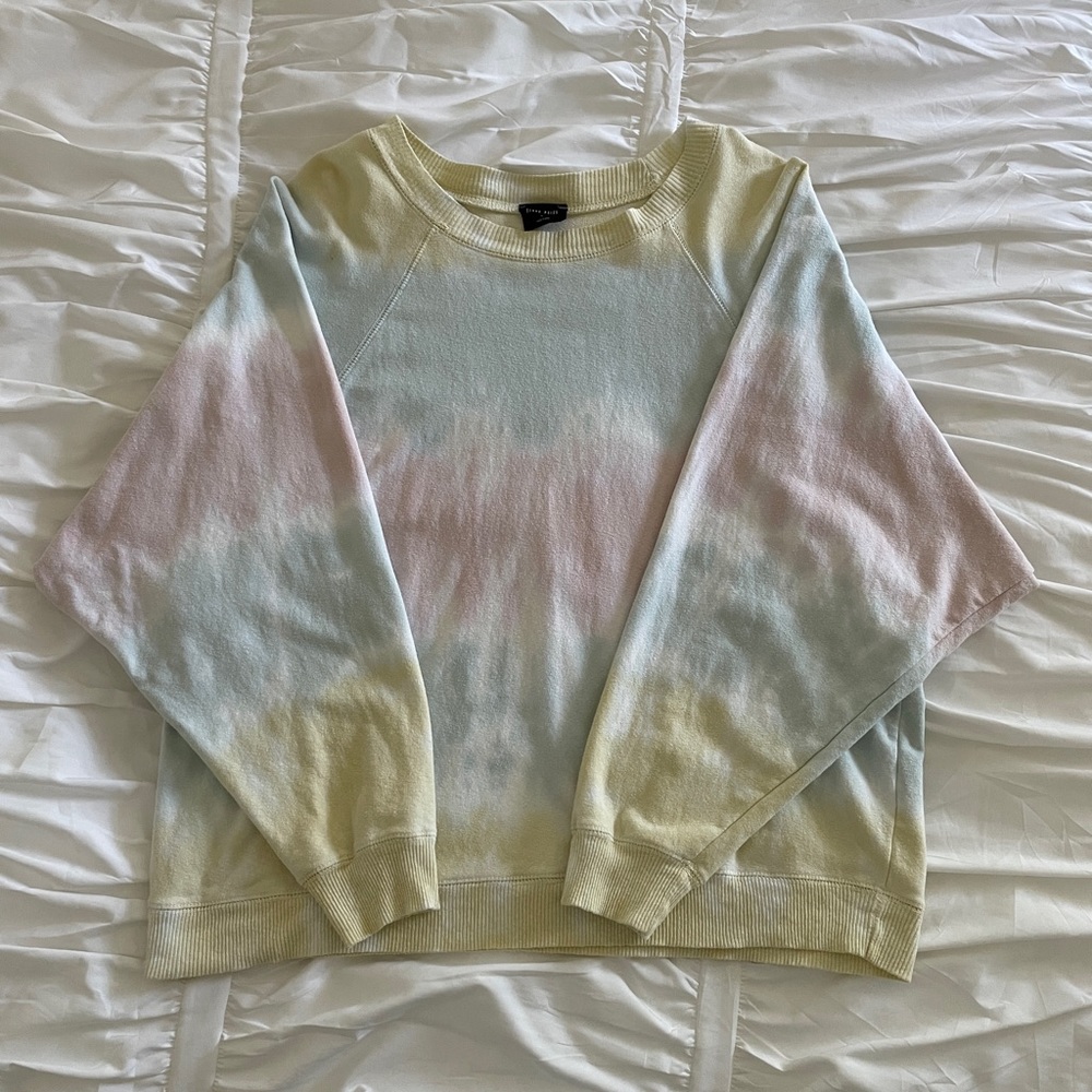 Blank Paige/ Pastel TieDye Crewneck/ Size Large